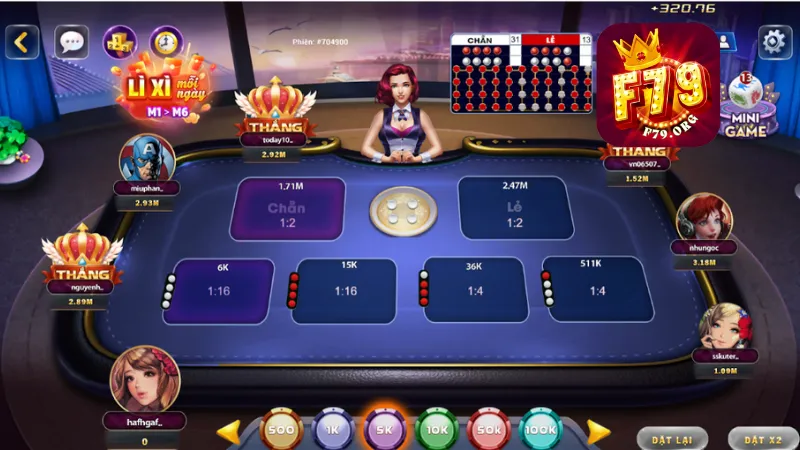 Chi tiết về cách chơi game xóc đĩa F79 cho tân thủ
