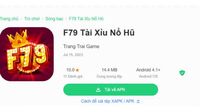 Mẹo tải app F79 nhanh chóng 30 giây